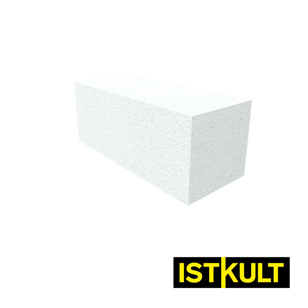 Газобетонный блок ISTKULT D500 B3,5 600х75х250 мм